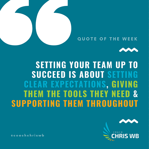 You Have Set Your Team Up For Success So What Is Next Chris Winfield Blum